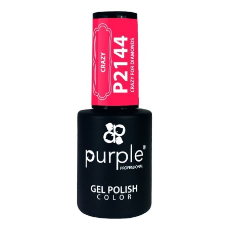 Gel-Nagellack P2144 Crazy For Diamonds -Semipermanenter Emaille -Purple Professional