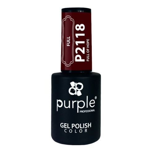 Gel Polish P2118 Full Of Hope Purple -Semi permanent nail polishes -Purple Professional