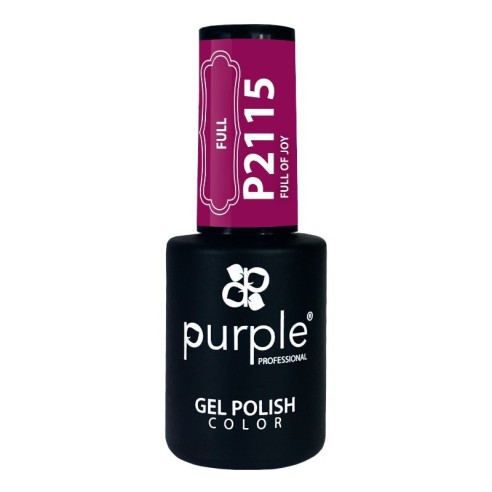 Gel-Nagellack P2115 Full Of Joy Purple Professional -Semipermanenter Emaille -Purple Professional