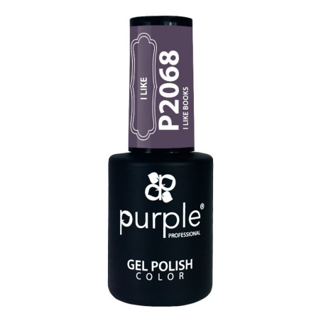 Esmalte de gel I Love books P2068 Purple Professional -Esmalte semi permanente -Purple Professional