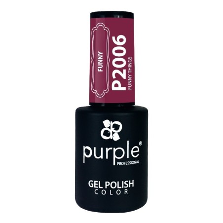 Esmalte Gel Funny Things Purple N.2006 -Semi permanent nail polishes -Purple Professional