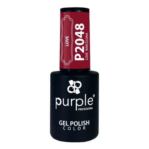 Esmalte Gel Love Barcelona Purple N.2048 -Semi permanent nail polishes -Purple Professional