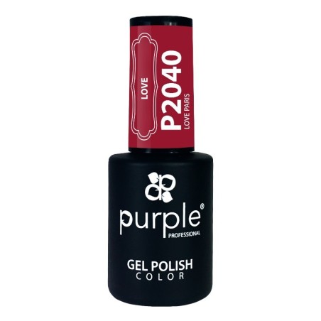 Esmalte Gel Love Paris Purple N.2040 -Vernis semi permanents -Purple Professional