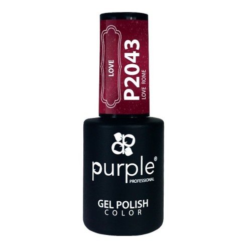 Gel Nail Polish Love Rome Purple N.2043 -Semi permanent nail polishes -Purple Professional