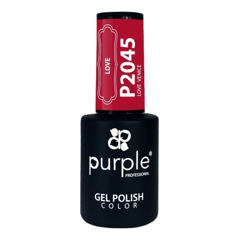 Esmalte Gel Love Venice Purple Professional P2045 -Esmalte semi permanente -Purple Professional