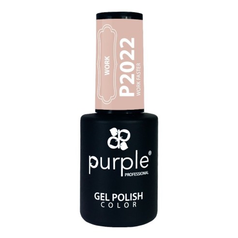 Verniz Gel Work Faster P2022 Purple Professional -Esmalte semipermanente -Purple Professional