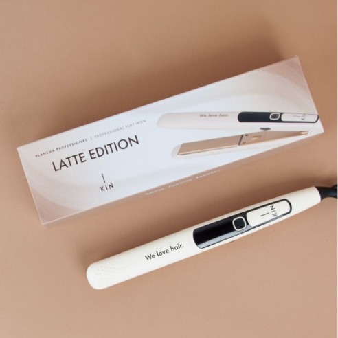 Kin Latte Edition Professionelles Glätteisen -Haarglätter, Lockenstäbe und Lockenstäbe -KIN Cosmetics