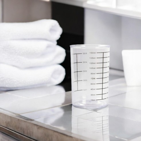 Graduiertes Reagenzglas zum Färben von Farbstoffen, 150 ml -Schüsseln, Rührer und Messbecher -Bifull