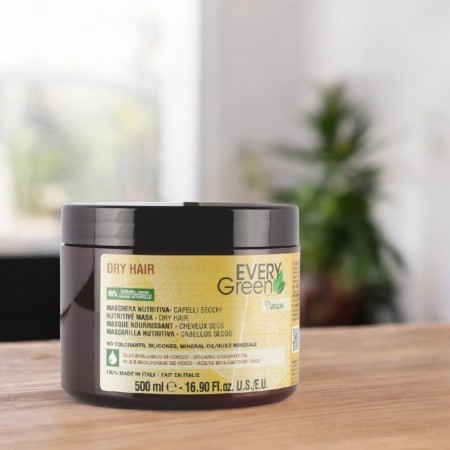 Masque Nourrissant Cheveux Secs Everygreen 500 ml -Masques capillaires -Everygreen 2