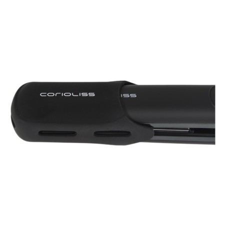 Bügeleisen C1 Corioliss Schwarz Soft Touch Chrom -Haarglätter, Lockenstäbe und Lockenstäbe -Corioliss