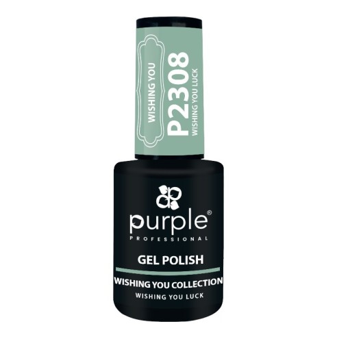 Gel-Nagellack P2308 Ich wünsche Ihnen Glück -Semipermanenter Emaille -Purple Professional
