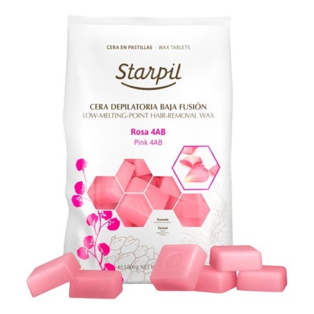 Starpil Pink 4AB Wachs mit niedrigem Schmelzpunkt, 1 kg -Wachsen -Starpil