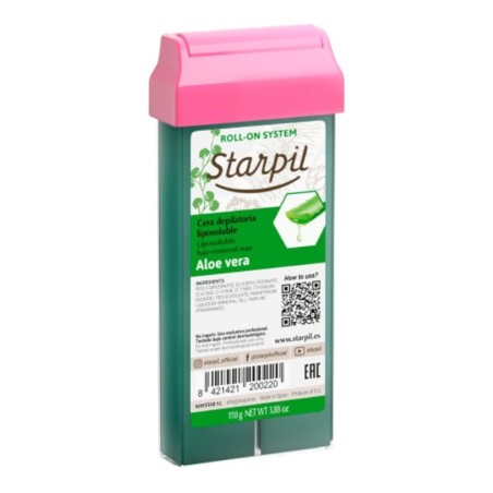 Starpil Aloe Vera Roll-on Hair Removal Wax 110g -Waxing -Starpil