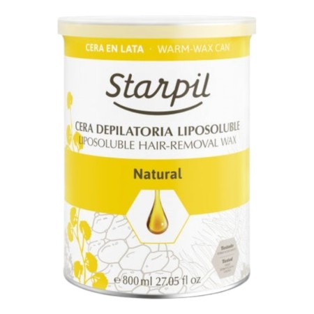 Cera Lata Natural D93 800g Starpil -Depilación con cera -Starpil