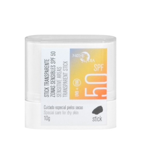Transparent Sun Stick Sensitive Areas SPF 50 Noche & Día 10g -solar -Noche & Día