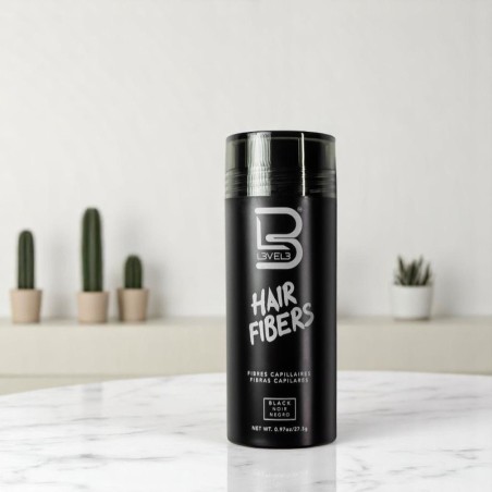 Level3 hair fiber black color 27g -Hair fibers -L3vel3