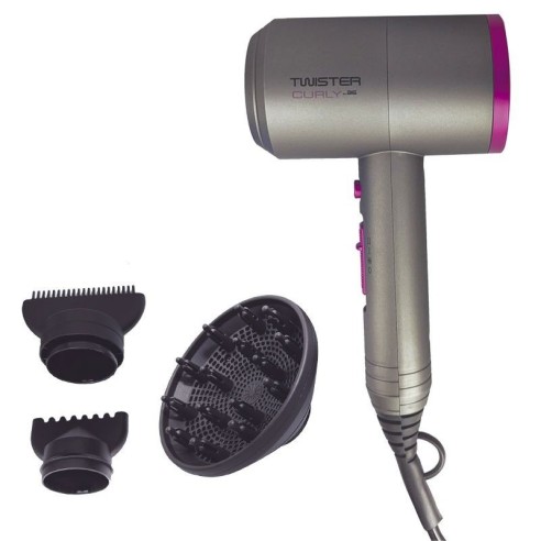 Secador Twister Curly AG com difusor 1600W -Secadores e difusores de cabelo -AG