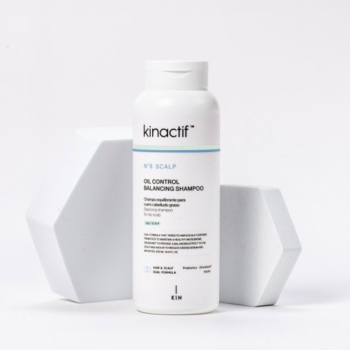 Kinactif N.8 Scalp Oil Control Balancing Shampoo 300ml -Shampoos -KIN Cosmetics