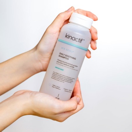 Kinactif N.8 Shampooing apaisant quotidien pour le cuir chevelu 300 ml -Shampooings -KIN Cosmetics