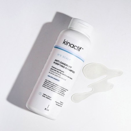 Shampoo Purificante Anticaspa Kinactif N.8 para Couro Cabeludo 300ml -Shampoos -KIN Cosmetics