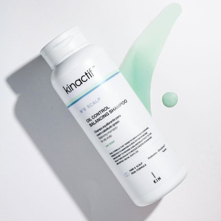 Kinactif N.8 Shampoo riequilibrante per il controllo del sebo del cuoio capelluto 300 ml -Shampoo -KIN Cosmetics