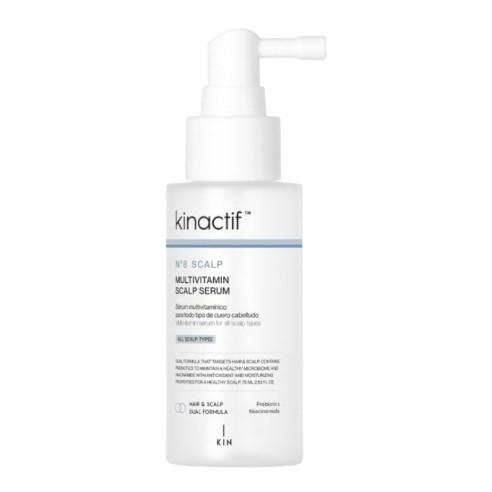 Kinactif N.8 Sérum Multivitamínico para Couro Cabeludo 75ml -Tratamentos para couro cabeludo -KIN Cosmetics