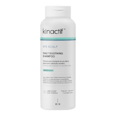 Shampoo Suavizante Diário Kinactif N.8 para Couro Cabeludo 300ml -Shampoos -KIN Cosmetics