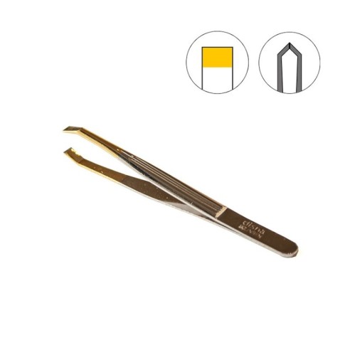Pinza de depilar punta oro solingen -Pinzas y utensilios de depilación -María Ferrer