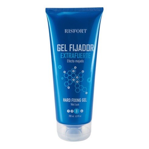 Gomina Extra Fuerte efecto mojado Risfort 200ml -Ceras, Pomadas y Gominas -Risfort