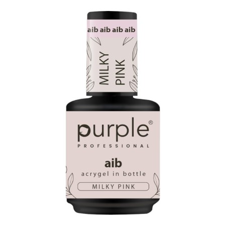AIB Acrygel in flacone Milky Pink 15 ml -Gel e acrilico -Purple Professional