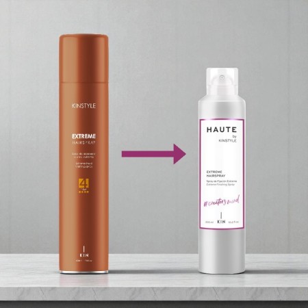 KINSTYLE HAUTE Extreme Hairspray 300ml -Lacas y sprays de fijación -KIN Cosmetics 2