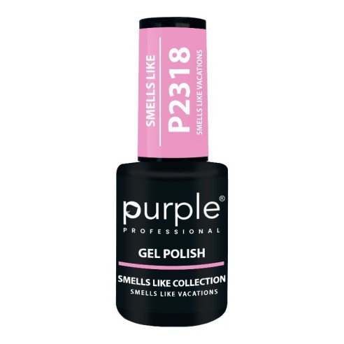 Gel Polish P2318 Smells Like Vacations -Semi permanent nail polishes -Purple Professional