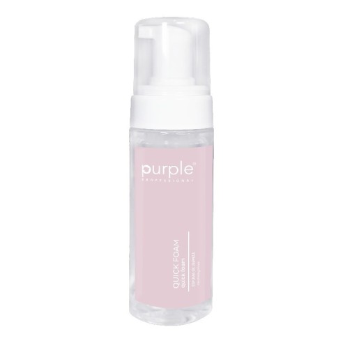 QUICK FOAM Espuma limpiadora manos y cutículas 150ml -Utensilios Accesorios -Purple Professional