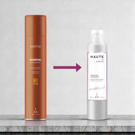 Spray de cabelo essencial KINSTYLE HAUTE 300ml -Lacas e sprays fixadores -KIN Cosmetics 2
