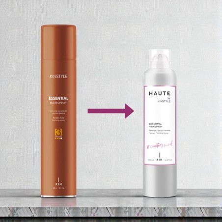 Laque Essentielle KINSTYLE HAUTE 300 ml -Laques et sprays fixateurs -KIN Cosmetics