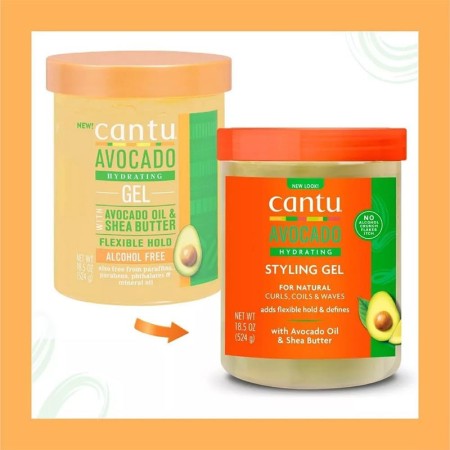 Cantu Avocado-Styling-Gel, 524 g -Wachse, Pomaden und Gele -Cantu 2