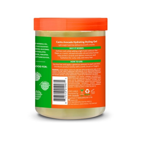 Cantu Avocado-Styling-Gel, 524 g -Wachse, Pomaden und Gele -Cantu