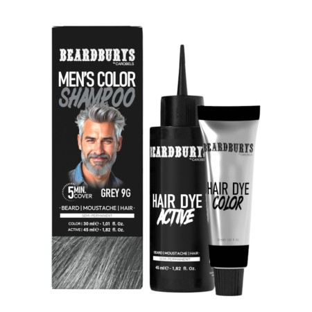Shampoo grigio Beardburys 9G -coloranti semipermanenti -Beardburys
