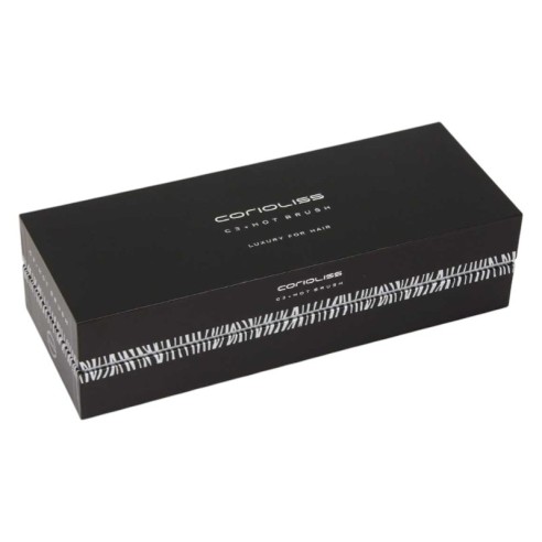 Corioliss C3 Glätteisen-Set + Heißbürste, Silberne Zebrabürste -Haarglätter, Lockenstäbe und Lockenstäbe -Corioliss