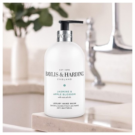 Baylis & Harding Jasmin & Apfelblüte Antibakterielle Handseife 500 ml -Hand- und Fußcreme -