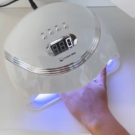 Lampada UV LED per unghie Star Dust Shiny bianco -Lampade e Torni -Perfect Beauty 2