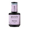 Fiber Base Clear Purple Professional 15ml -Bases y Top Coats -Purple Professional