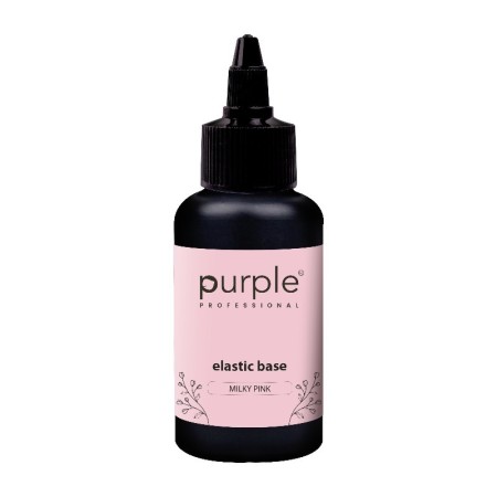 Elastic Base Milky Pink Purple Professional 50ml -Bases y Top Coats -Purple Professional