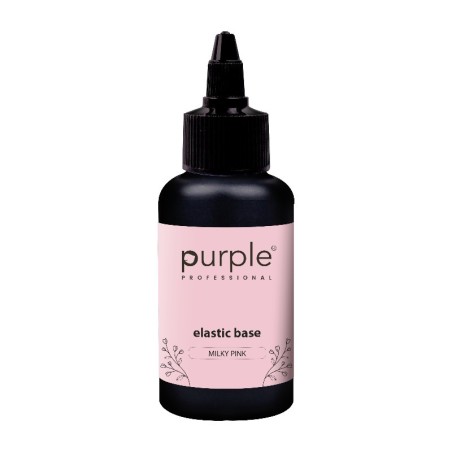 Elastic Base Milky Pink 50 ml Purple -Bases e Top Coats -Purple Professional