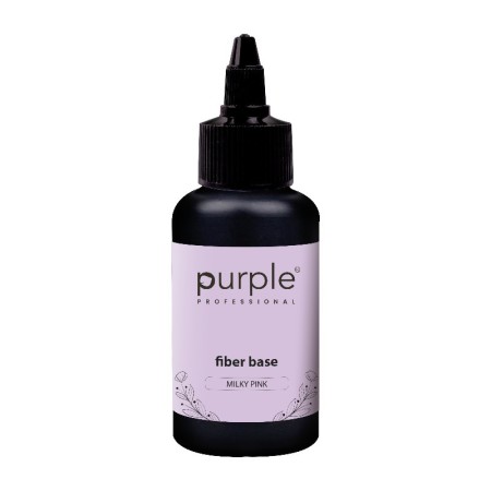 Fiber Base Milky Pink 50 ml Purple Professional -Bases y Top Coats -Purple Professional