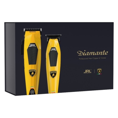 JRL Kit Lamborghini Diamante Yellow Clipper + Trimmer -Hair Clippers, Trimmers and Shavers -JRL