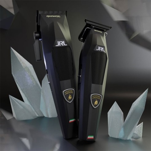 JRL Kit Lamborghini Diamante Black Clipper + Trimmer -Hair Clippers, Trimmers and Shavers -JRL