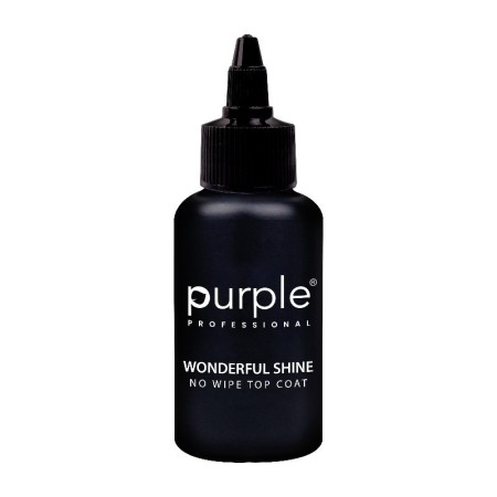 Top Coat Maravilhoso Brilho Purple Professional 50ml -Bases e Top Coats -Purple Professional