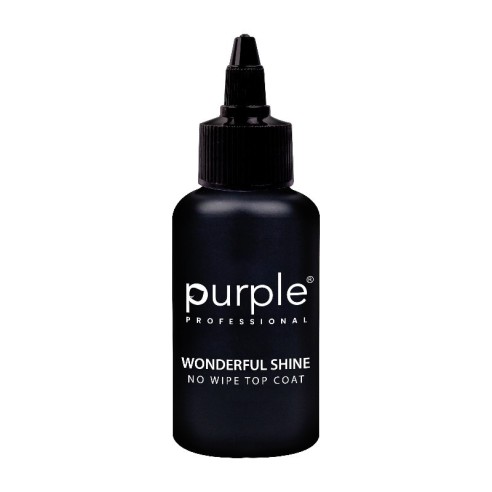 Top Coat Maravilhoso Brilho Purple Professional 50ml -Bases e Top Coats -Purple Professional
