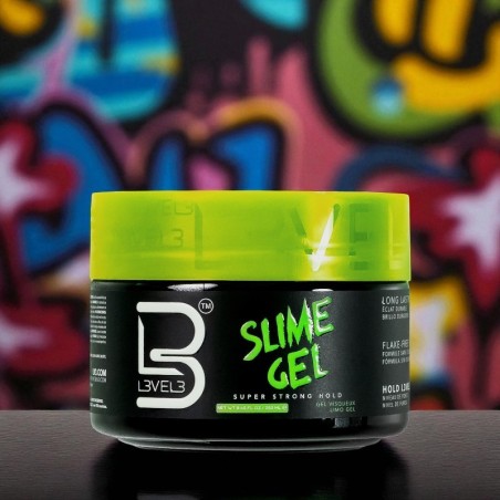 Gel Slime Level 3 250 ml | Tenue forte et brillance -Produits coiffants -L3vel3